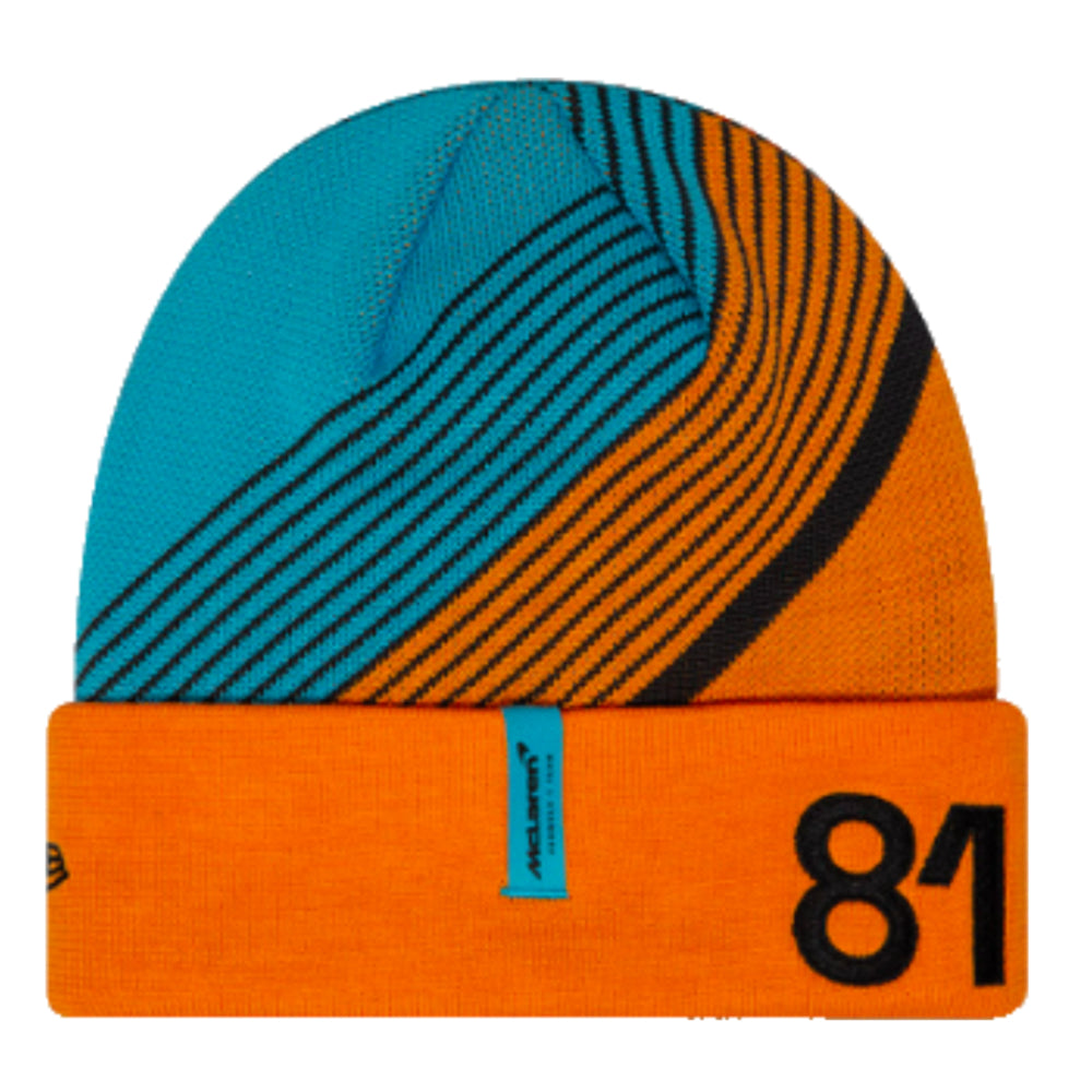 McLaren Oscar Piastri Team Cuff Beanie (Papaya)_1