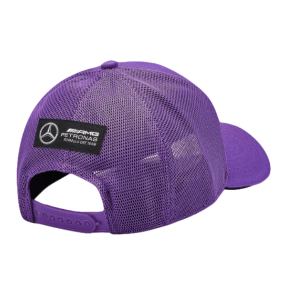 Mercedes 2023 Lewis Hamilton Trucker Cap (Purple)_1