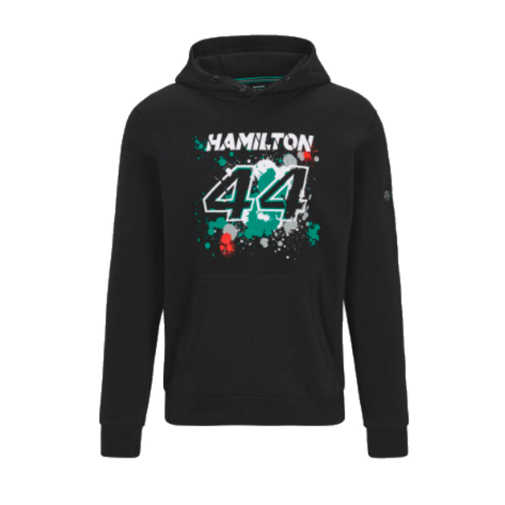 2023 Mercedes AMG Petronas Lewis 44 Hooded Sweat (Black)_0