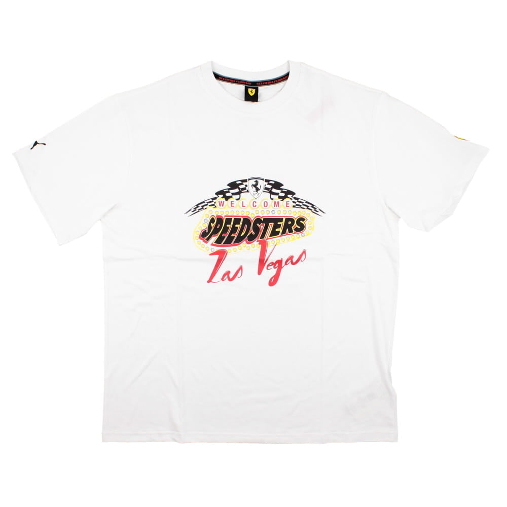 2023 Ferrari Race Garage Crew Las Vegas Tee (White)_0