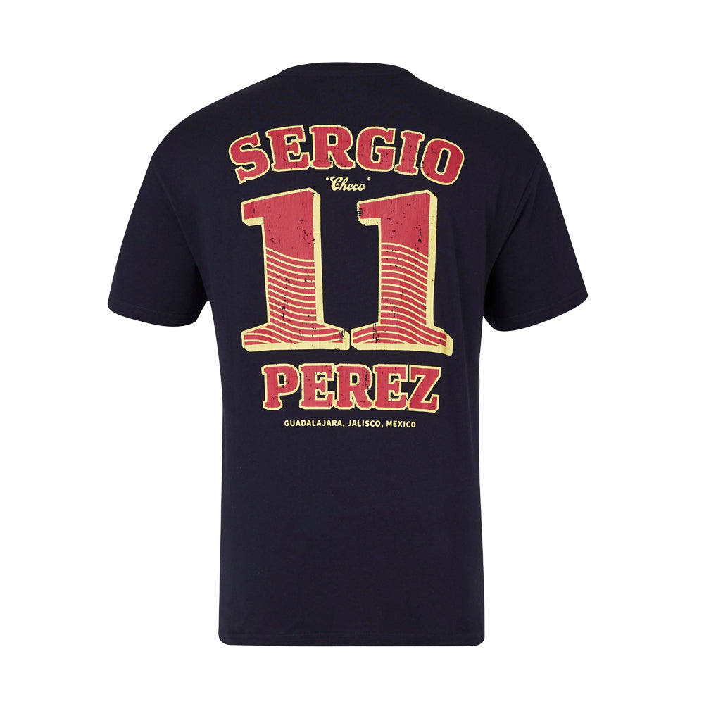 2024 Red Bull Sergio Perez Vintage Oversized Tee (Night Sky)_0