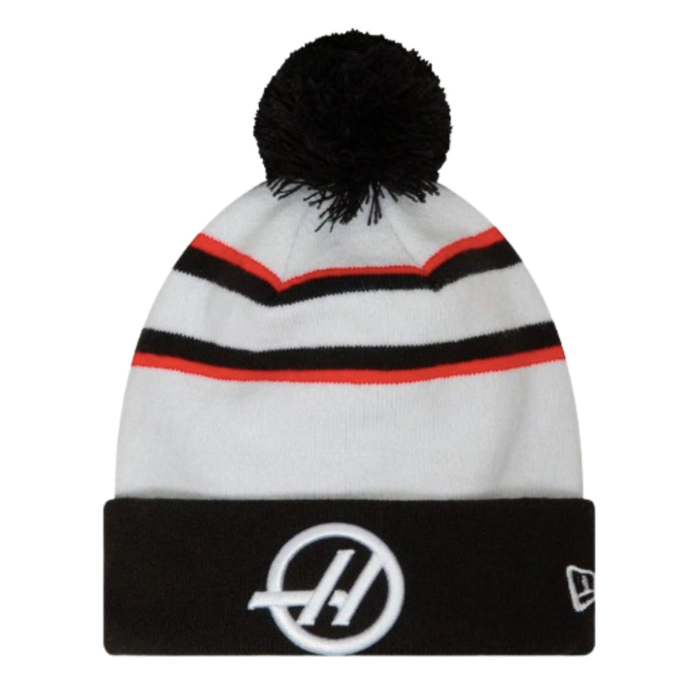 2024 Haas Nico Hulkenberg Cuff Beanie (White)_0