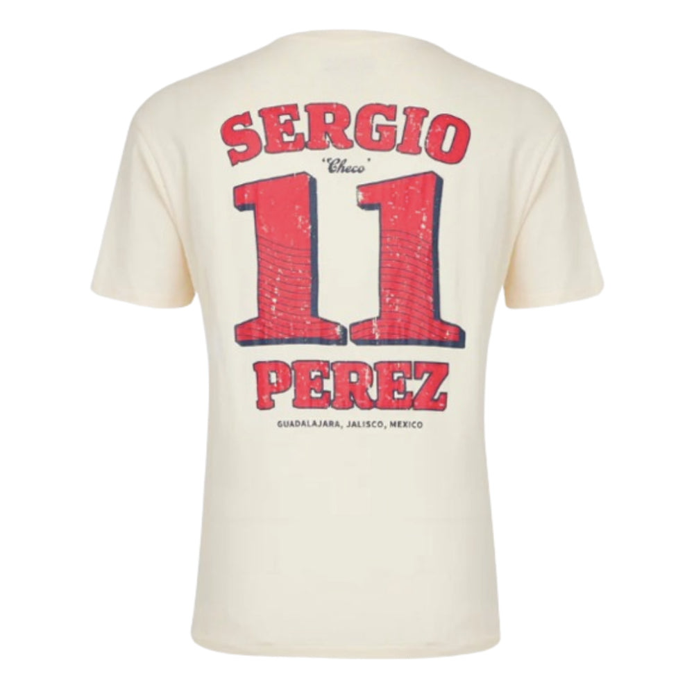 2024 Red Bull Sergio Perez Vintage Oversized Tee (Ecru)_0