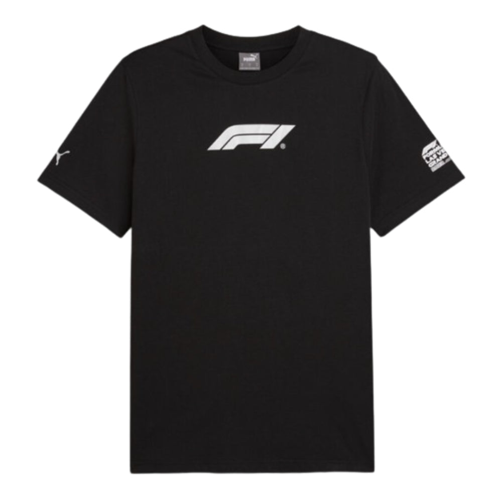 2023 F1 Formula 1 Las Vegas GP Race T-shirt - Black_0