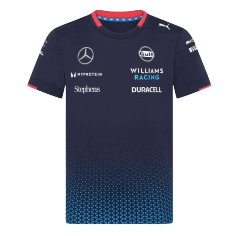 2024 Williams Racing Team Tee (Navy) - Kids_0
