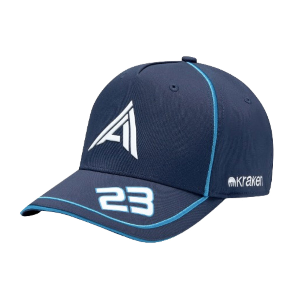 2024 Williams Racing Team Alex Albon Driver Cap (Navy)_0