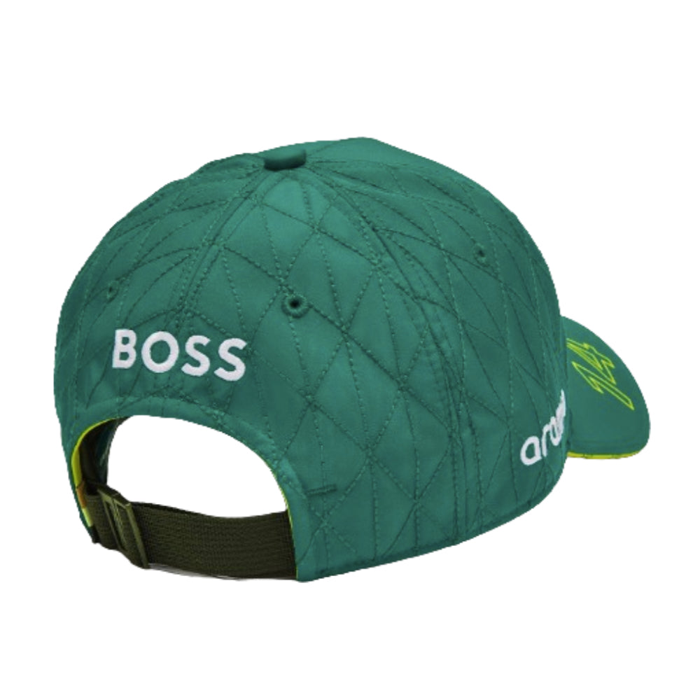 2024 Aston Martin Fernando Alonso Team Cap (Green) - Kids_1