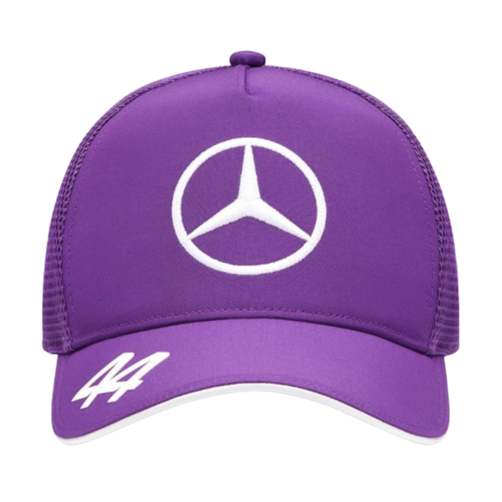 2024 Mercedes Lewis Hamilton Trucker Cap (Purple)_0