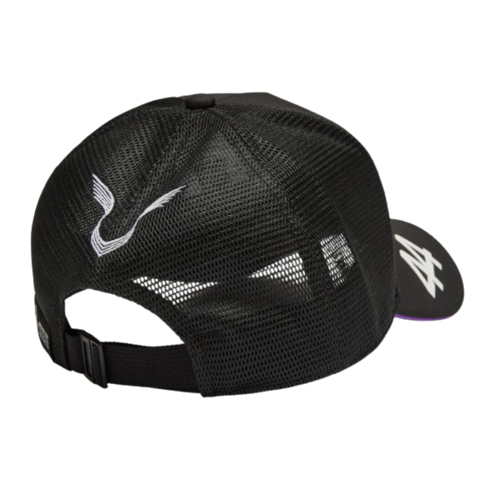 2024 Mercedes Lewis Hamilton Driver Trucker Cap (Black)_1