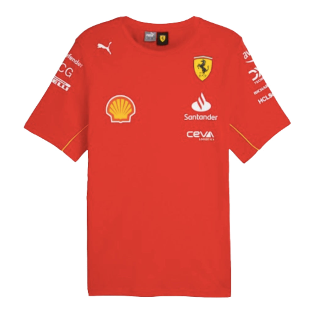 2024 Scuderia Ferrari Team T-Shirt (Red)_0