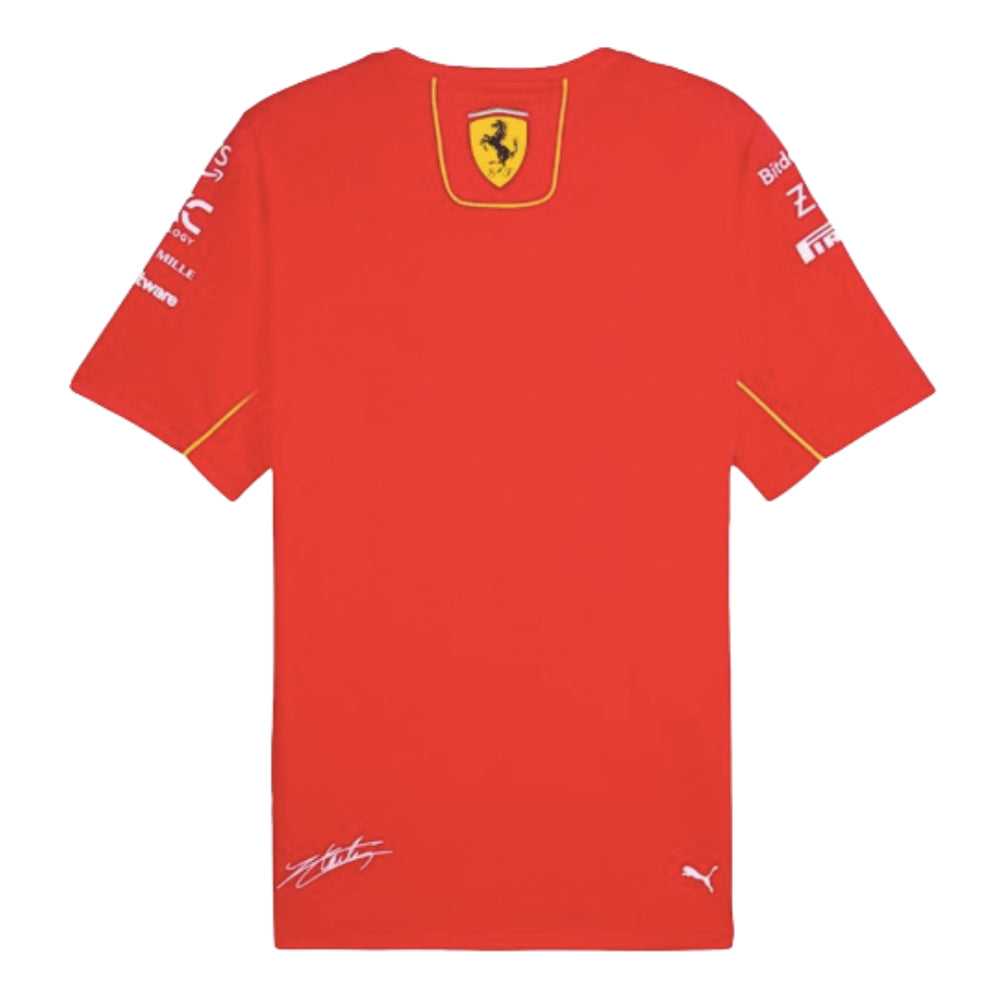 2024 Ferrari Charles Leclerc Driver T-Shirt (Red)_1
