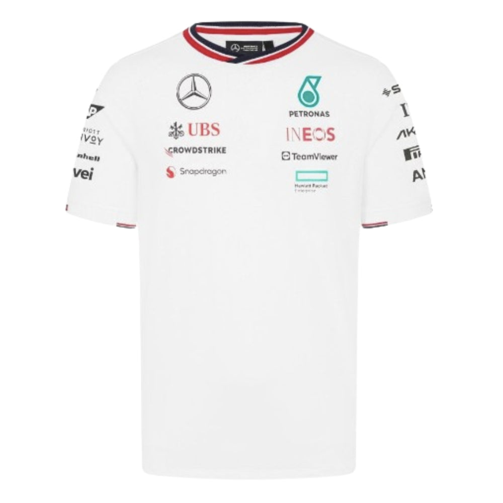 2024 Mercedes-AMG Team Driver T-Shirt (White)_0