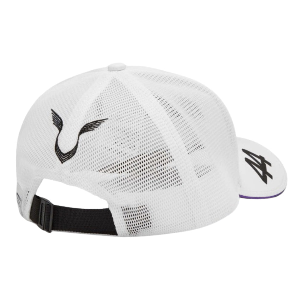 2024 Lewis Hamilton Mercedes Team Trucker Cap (White)_1