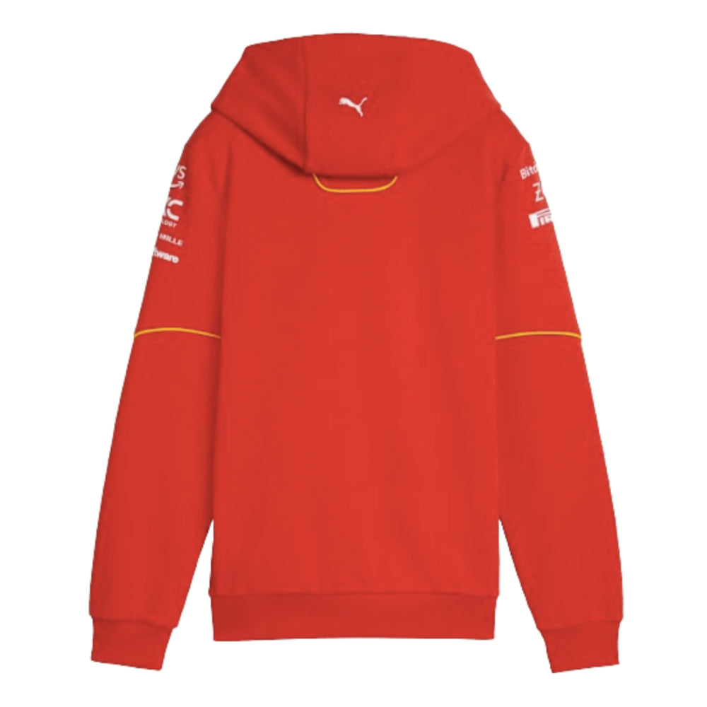 2024 Scuderia Ferrari Team Hoodie (Red) - Kids_1