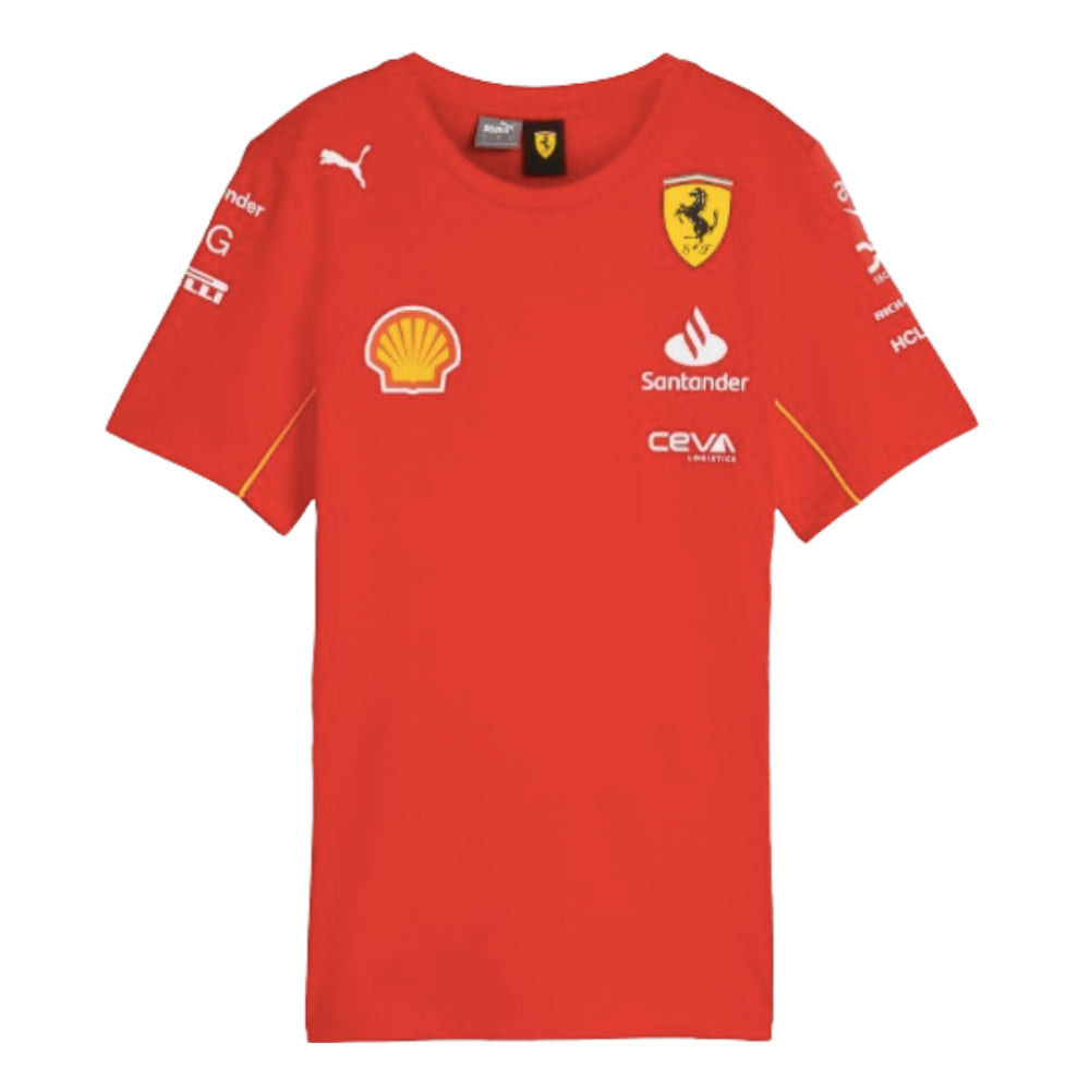 2024 Scuderia Ferrari Team T-Shirt (Red) - Womens_0
