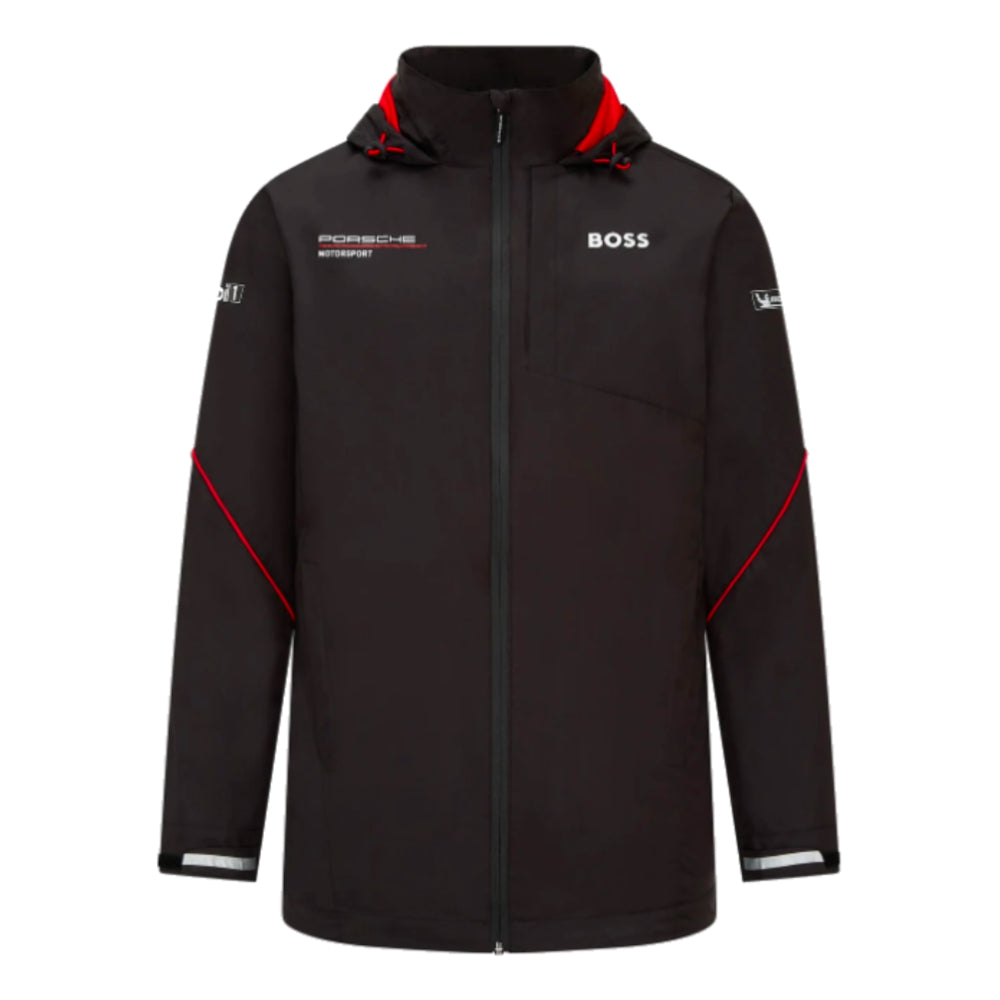 2024 Porsche Motorsport Mens Team Rainjacket (Black)_0