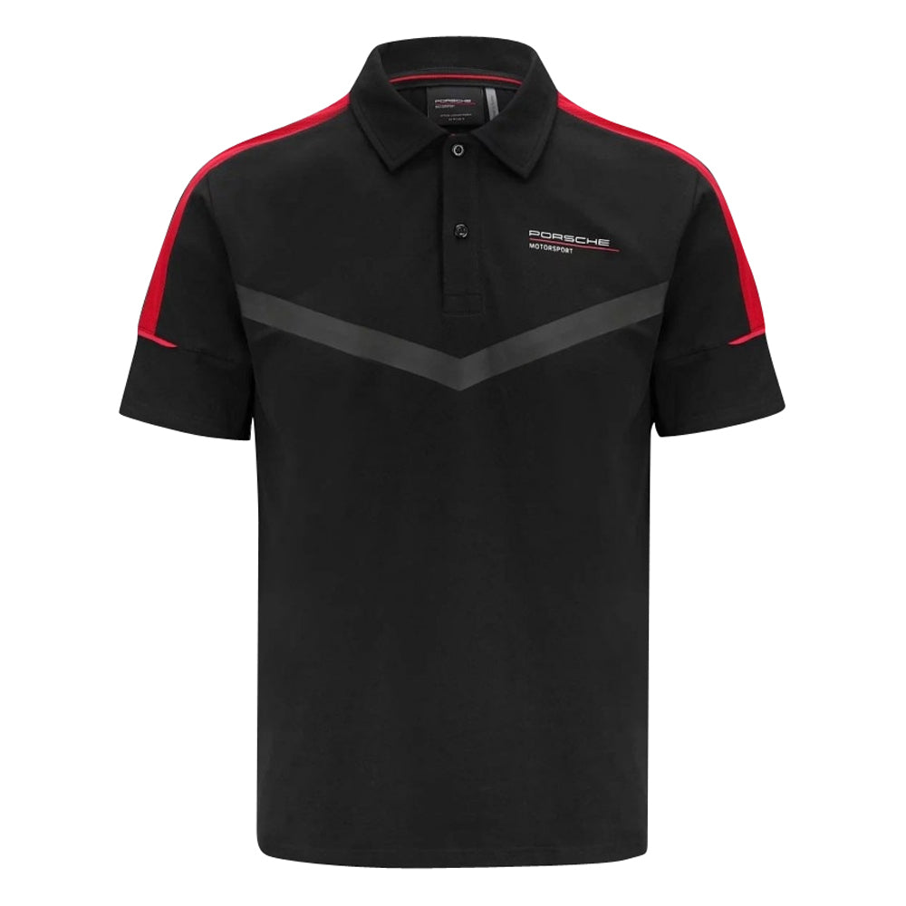 2024 Porsche Motorsport Mens Polo Shirt (Black)_0