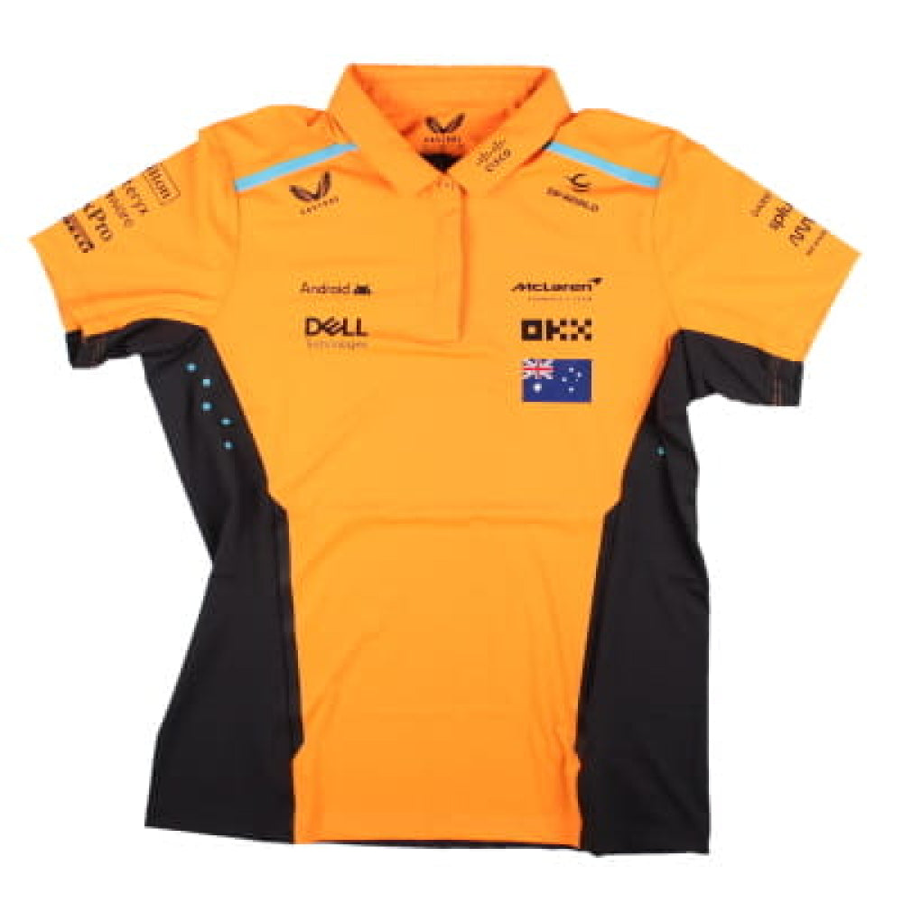 2024 McLaren Oscar Piastri Replica Polo Shirt - Autumn Glory (Womens)_1