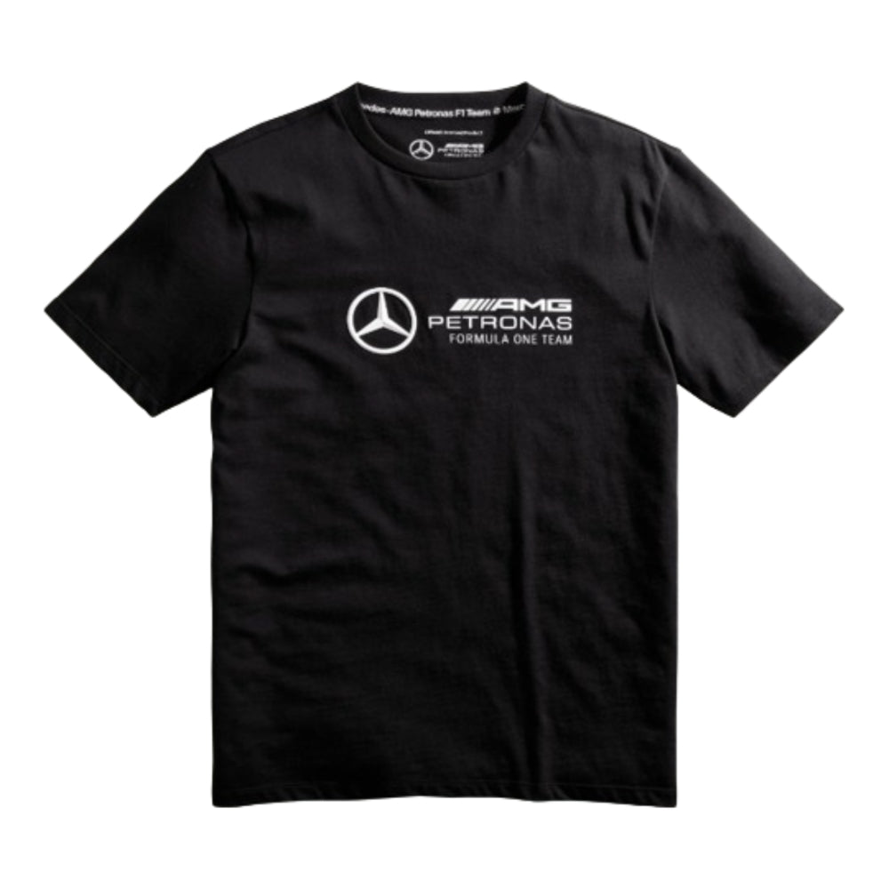 2024 Mercedes-AMG Mens Large Logo Tee - Black_0