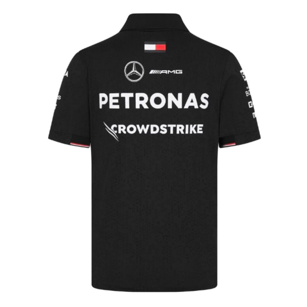 2024 Mercedes-AMG Petronas Team Polo Shirt (Black)_1