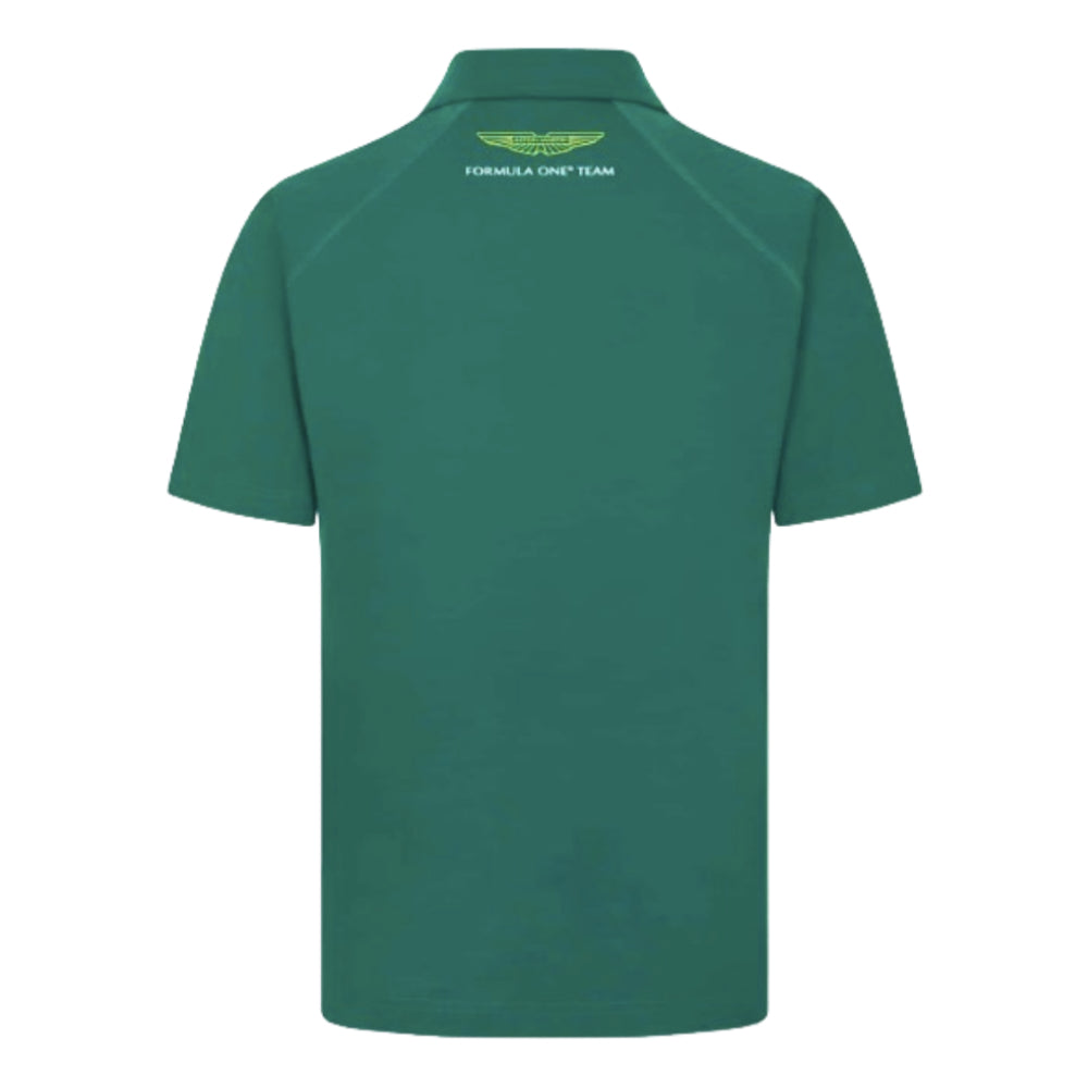 2024 Aston Martin Mens Logo Polo Shirt (Green)_1