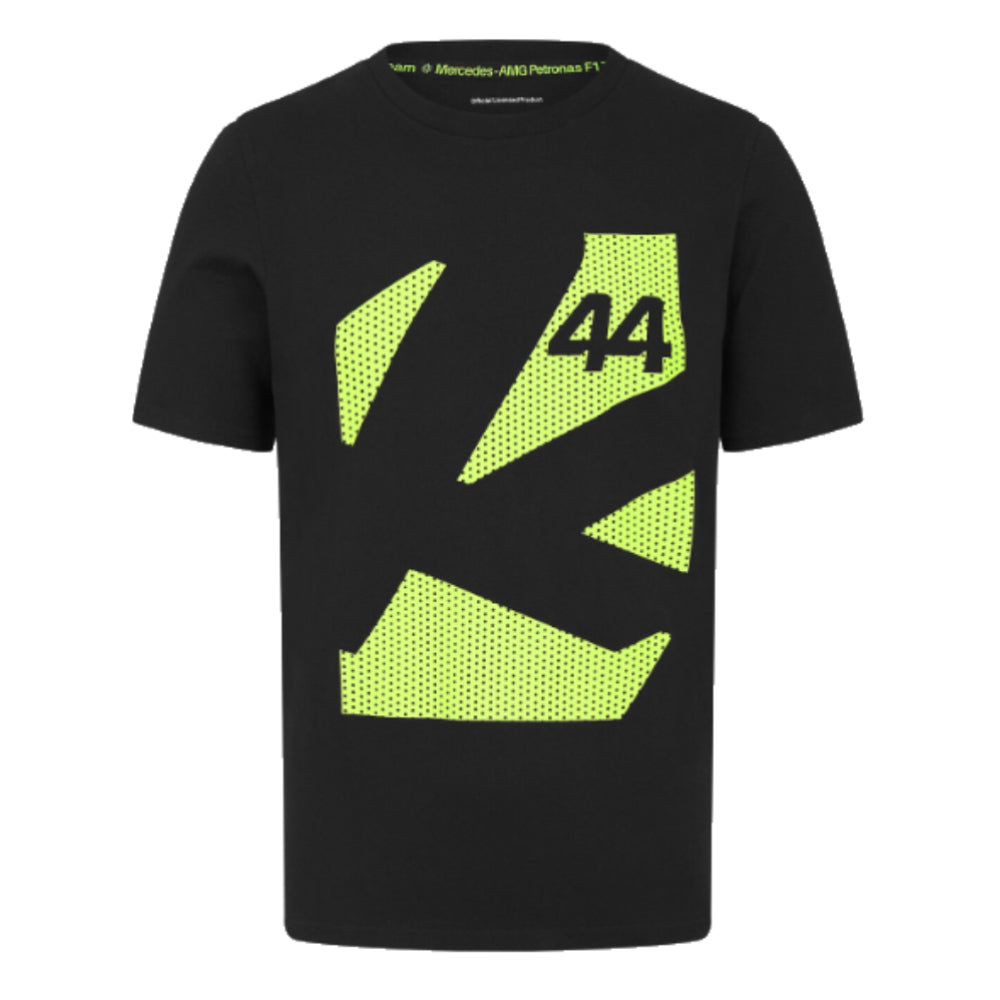 2024 Mercedes Lewis Hamilton Tee (Black)_0