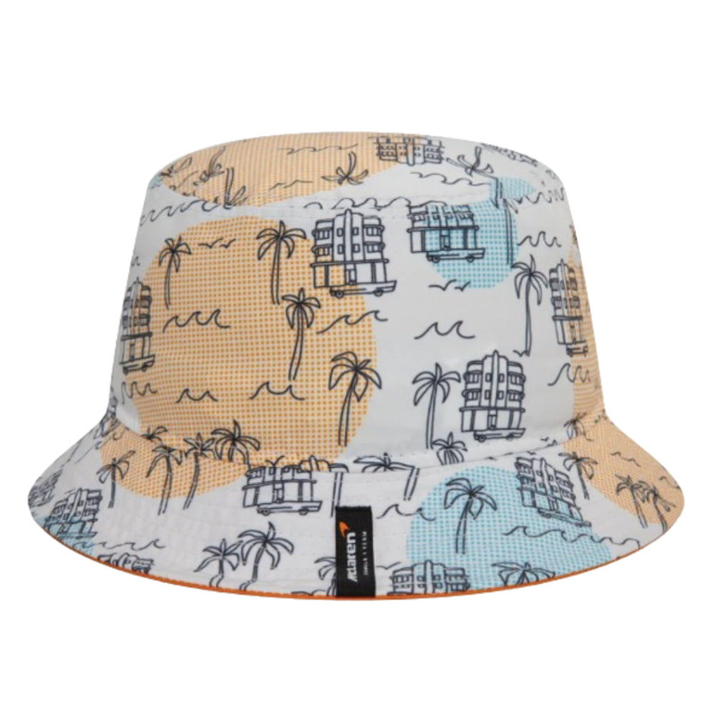 2024 McLaren Miami Race Special Edition Bucket Hat (White)_1