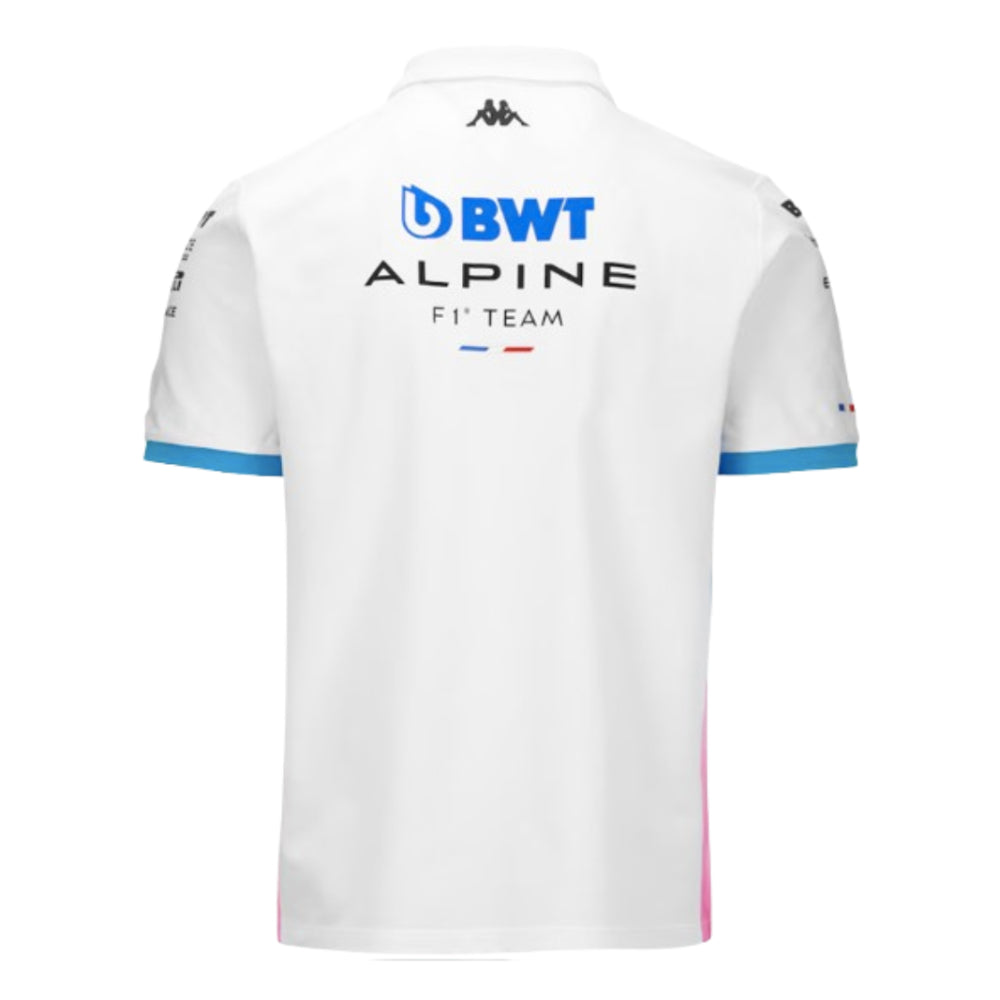 2024 Alpine BWT Team Polo Shirt (White) - Kids_1