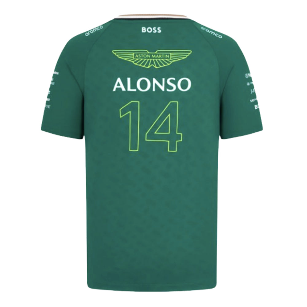 2024 Aston Martin Fernando Alonso Team T-Shirt (Green)_1