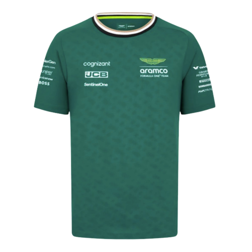 2024 Aston Martin Fernando Alonso Team T-Shirt (Green)_0