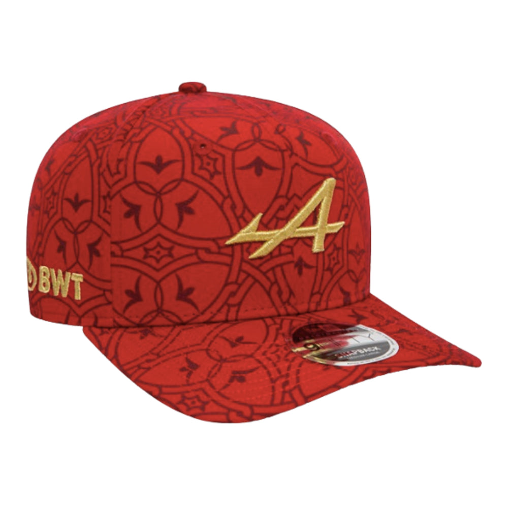 2024 Alpine Racing China Team Red 9FIFTY Original Fit Snapback Cap_1