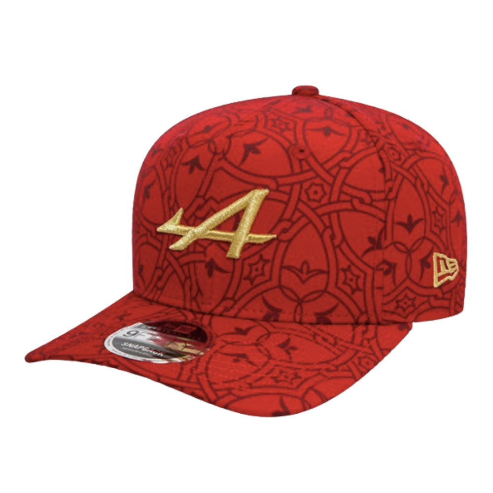 2024 Alpine Racing China Team Red 9FIFTY Original Fit Snapback Cap_0