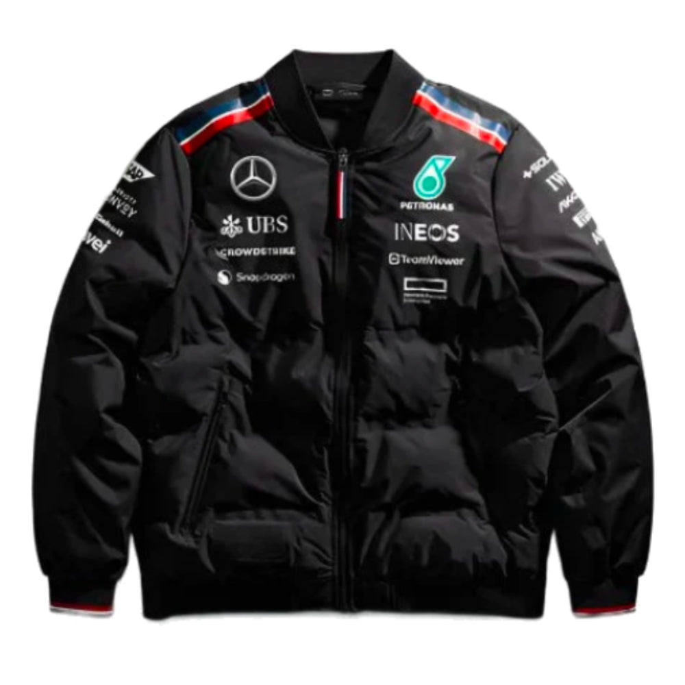 2024 Mercedes-AMG Insulated Bomber Jacket (Black)_0