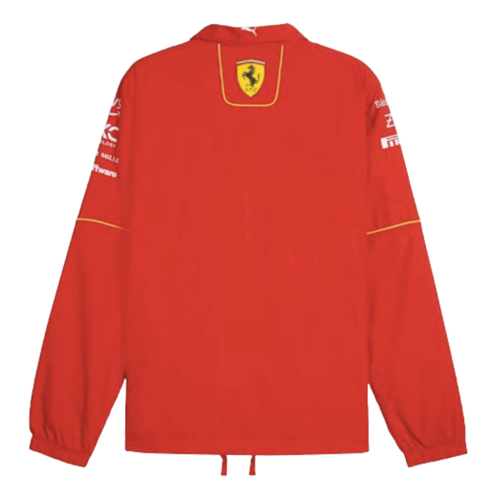 2024 Scuderia Ferrari Coach Team Jacket (Red)_1