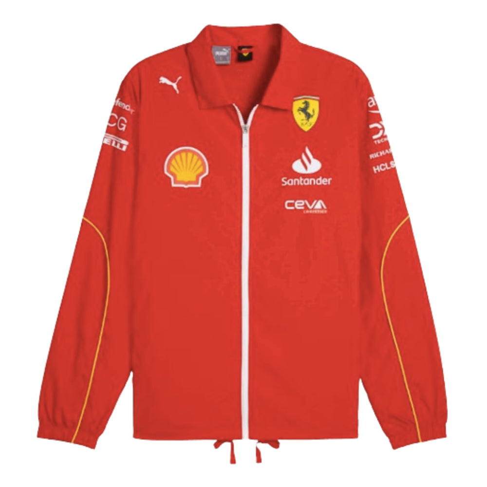 2024 Scuderia Ferrari Coach Team Jacket (Red)_0