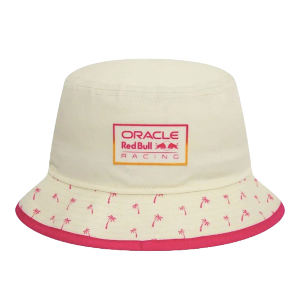 2024 Red Bull Racing Miami Race Special Off White Bucket Hat_1