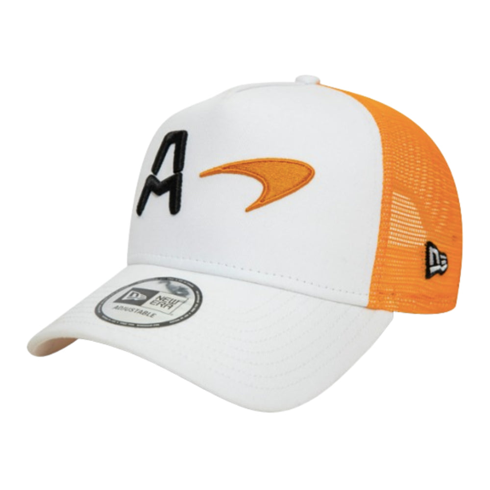 McLaren Racing Arrow Indycar Essential White E-Frame Trucker Adjustable Cap_0