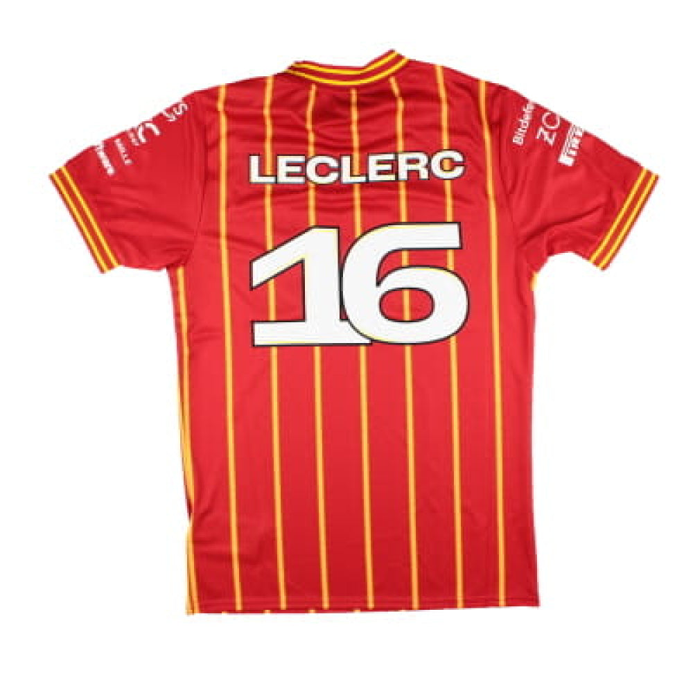 2024 Ferrari Team Soccer Jersey - Charles Leclerc_0