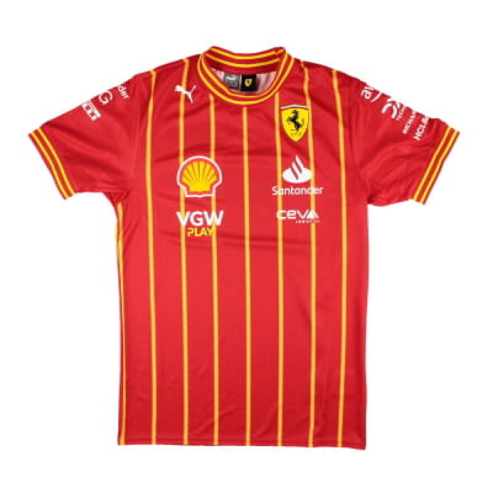 2024 Ferrari Team Soccer Jersey - Charles Leclerc_1