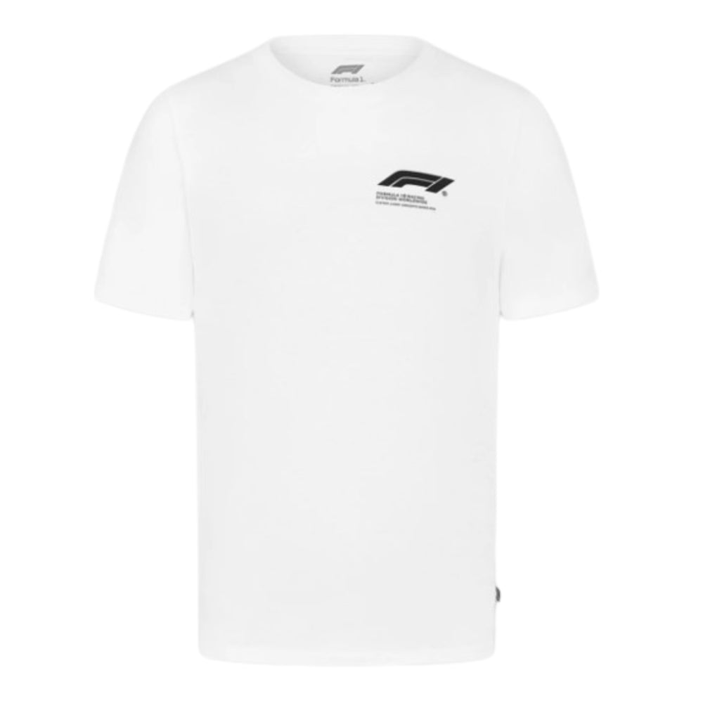 2024 Formula 1 F1 FW Car Graphic T-Shirt (White)_1