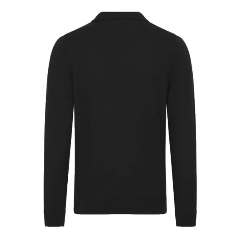 2024 Mercedes Mens Elevated Knit Polo (Black)_1