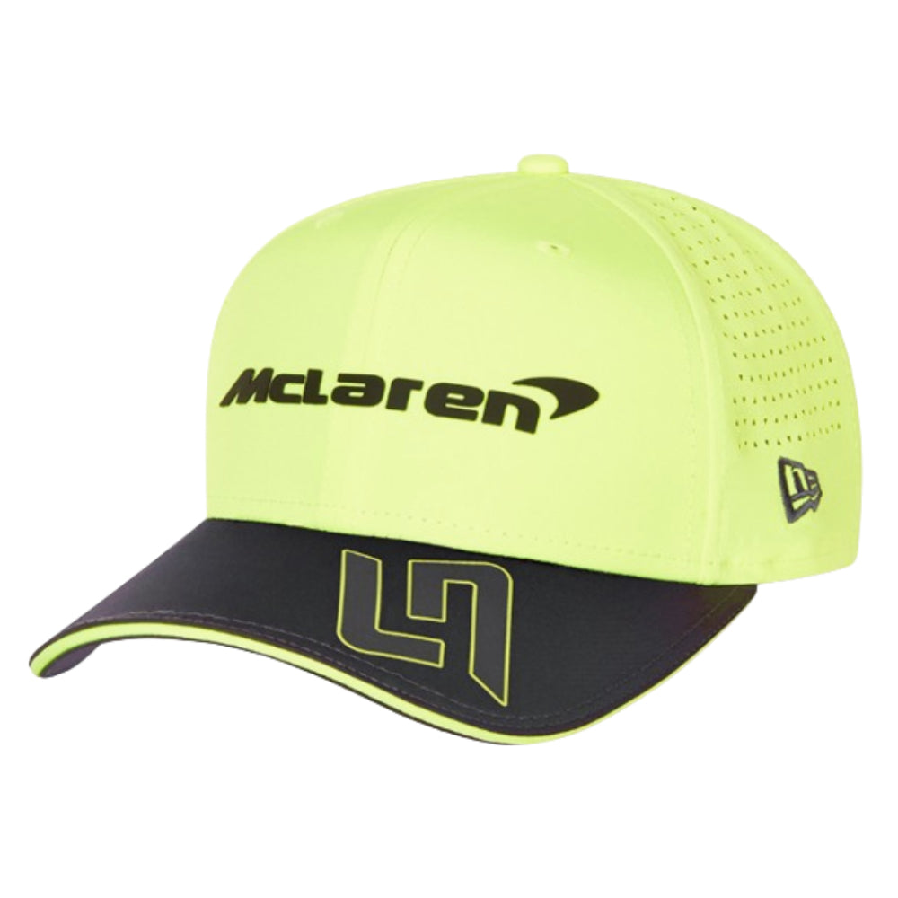 2024 McLaren Silverstone Lando Norris 9FIFTY Stretch-Snap Cap (Neon Yellow)_0