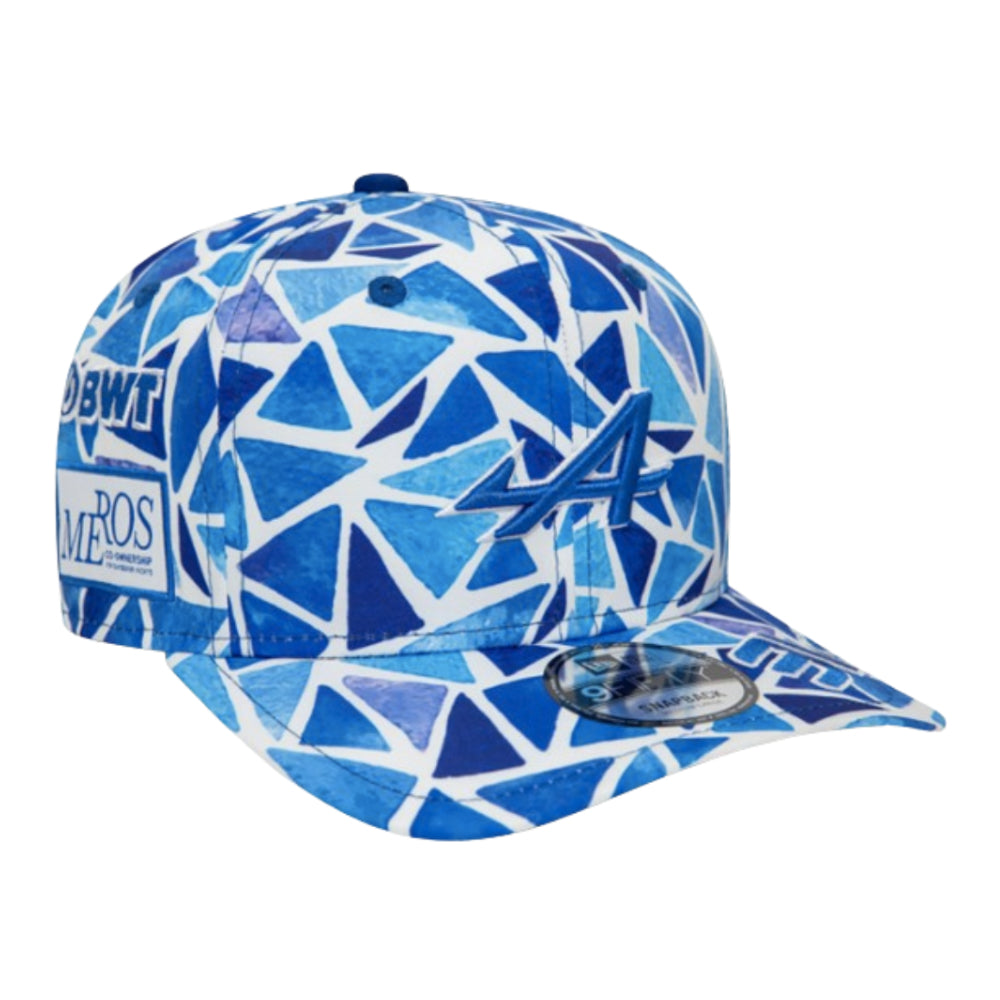 2024 Alpine Esteban Ocon Barcelona 9FIFTY Cap (Blue Azure)_1