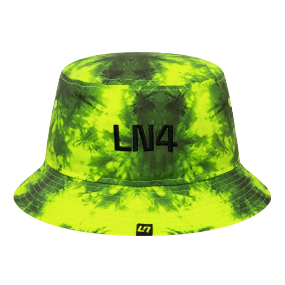 2024 McLaren Silverstone Lando Norris Bucket Hat (Neon Yellow) - Large_1
