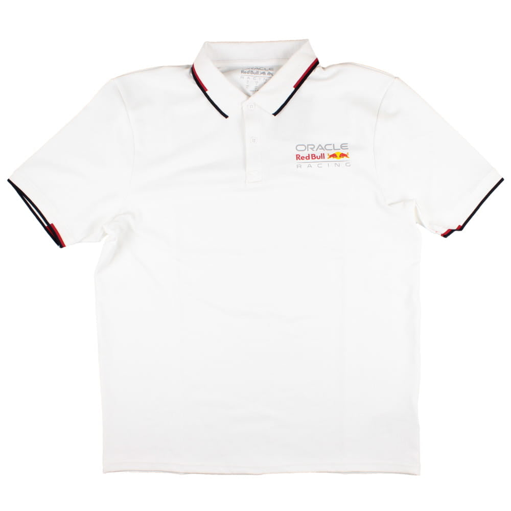 2025 Red Bull Racing Core Polo Full Colour Logo (White)_0