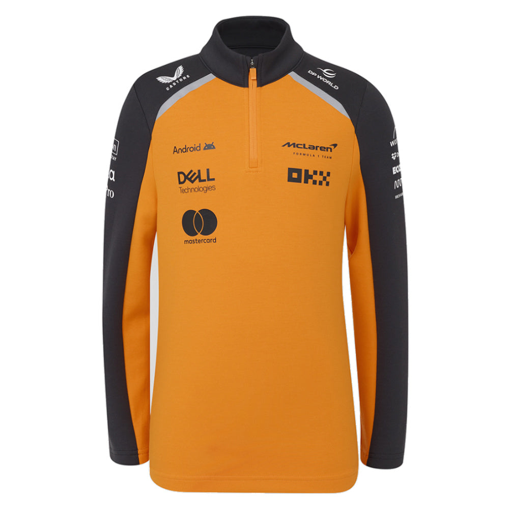 2025 Mclaren F1 Team Quarter Zip (Autumn Glory) - Kids_0