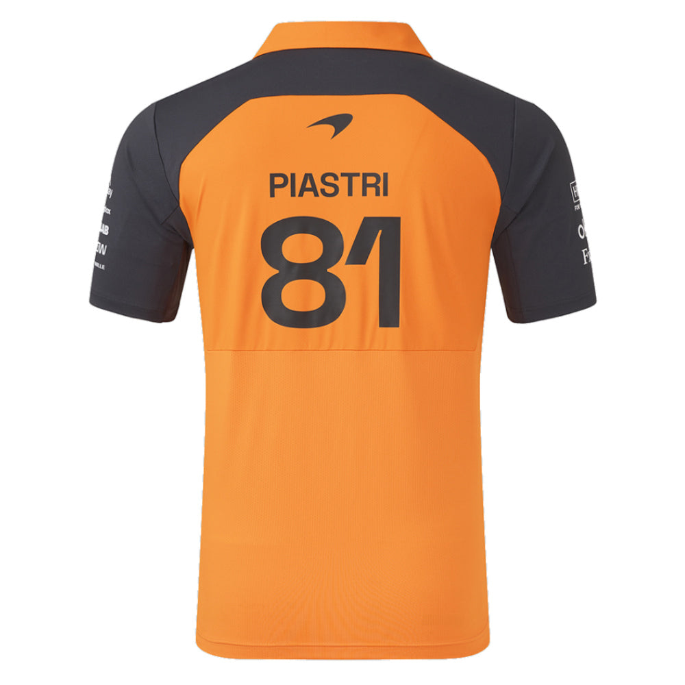 2025 McLaren F1 Team Polo Shirt Oscar Piastri (Autumn Glory/Phantom)_0
