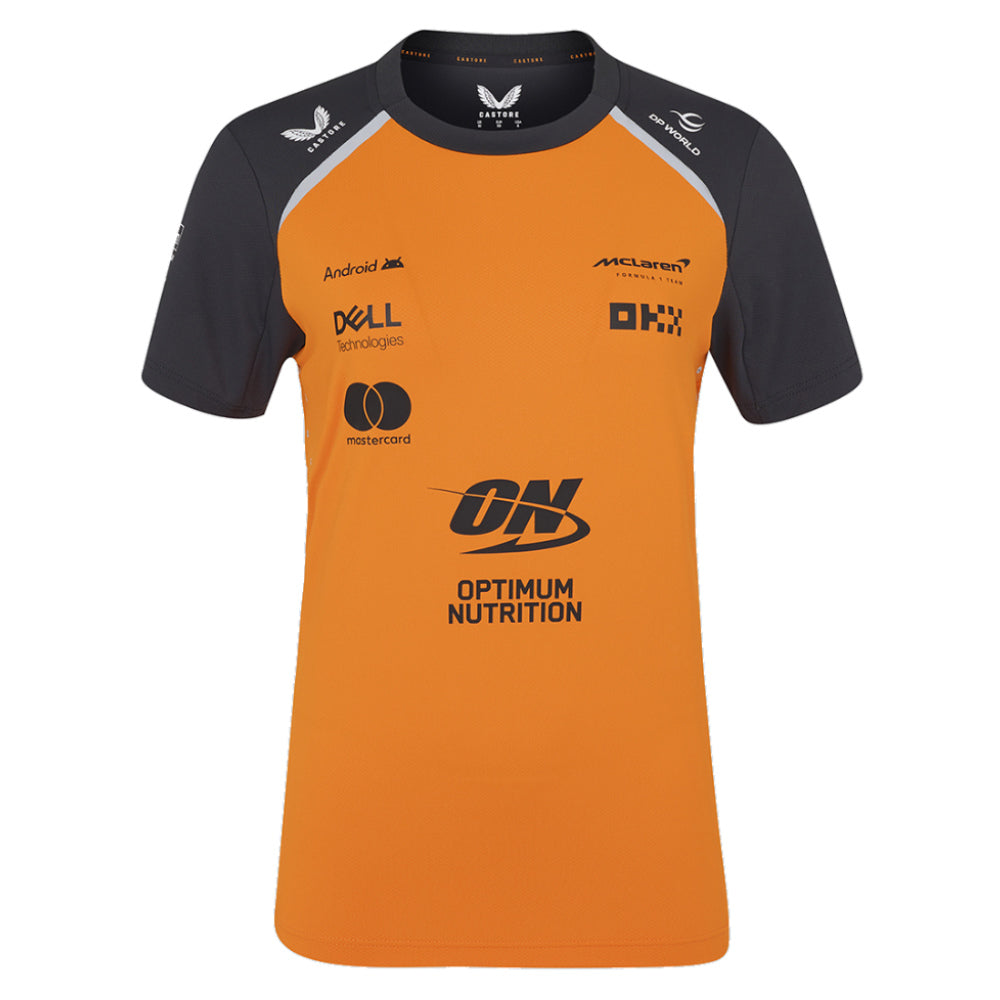 2025 McLaren F1 Team Set Up T-Shirt (Autumn Glory) - Womens_0