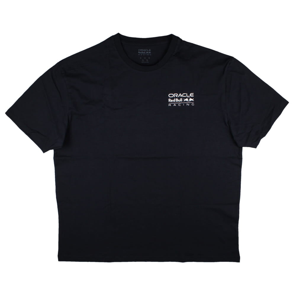 2025 Red Bull Racing Verstappen Oversized Crest T-Shirt (Night Sky)_0