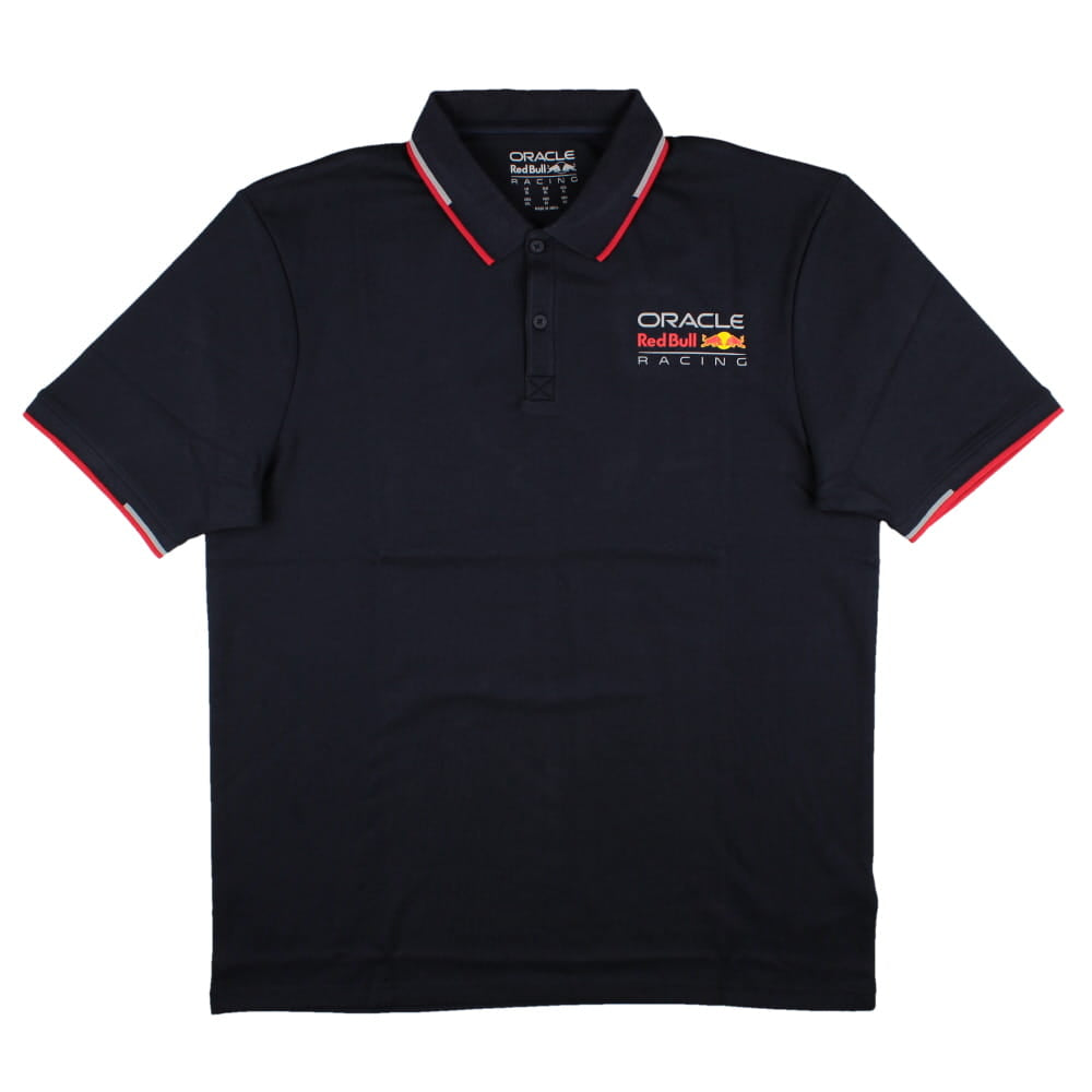 2025 Red Bull Racing Core Polo Full Colour Logo Shirt (Night Sky)_0